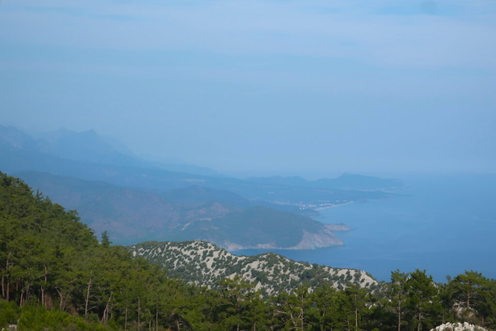 Вид на турецкое побережье с ликийской тропы