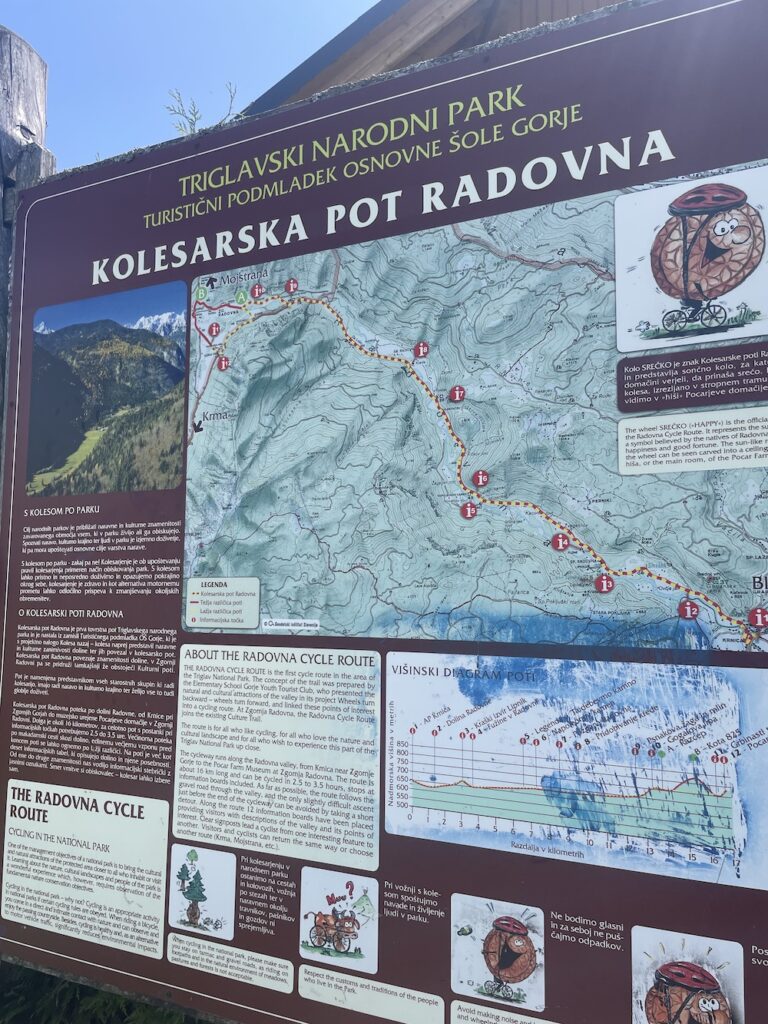 Информационный таблички в Словении